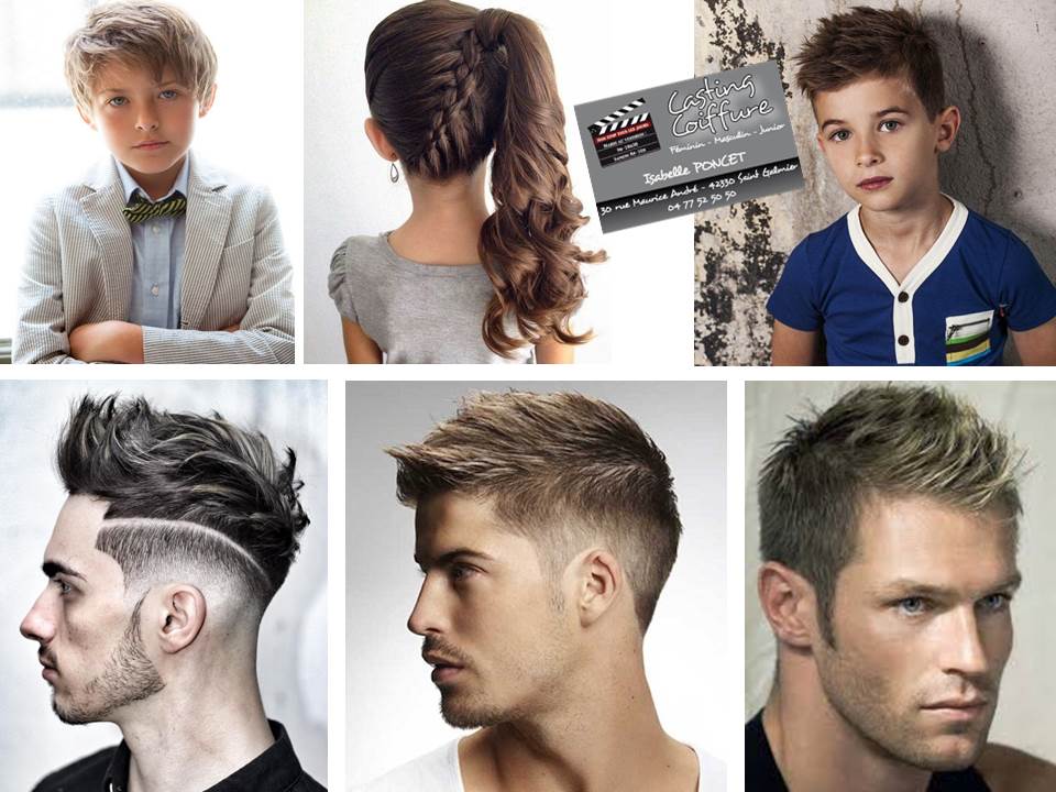 Coloration et coupe carré réalisées au salon